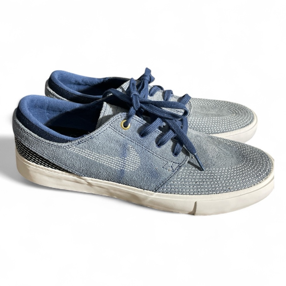 V1- Nike Zoom Air Stefan Janoaki Men's Size 10 Blue and Gray Casual Sneakers